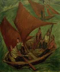 E.L.Kirchner, Fischerboote von klassik art