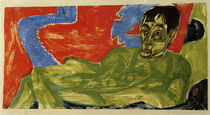 Otto Mueller, woodcut by Ernst Ludwig Kirchner by klassik art