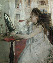 B.Morisot, Junge Frau sich pudernd von klassik-art