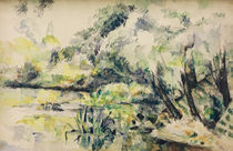 Cézanne / Landscape in the swamps /c. 1872 by klassik art