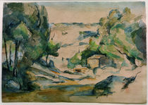 Cézanne, Landschaft in der Provence von klassik art