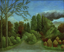 H.Rousseau, View of the Banks of the Oise by klassik art