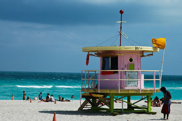 Miami beach häuschen