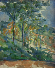P.Cézanne, Unterholz – Waldstück von klassik art