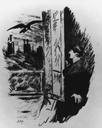 E.A.Poe, The Raven / Ill. by E.Manet by klassik art