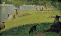 G.Seurat, study for Grande Jatte by klassik art