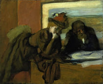 Degas / The chat /  c. 1895 by klassik art