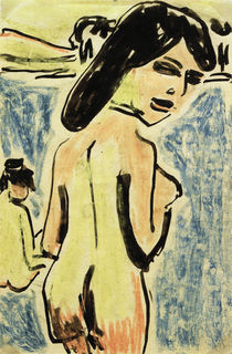 E.L.Kirchner / Bather at a Lake by klassik art