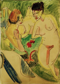E.L.Kirchner, Zwei nackte Frauen von klassik art