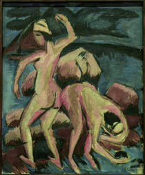 E.L.Kirchner, Zwei Badende, Fehmarn von klassik art