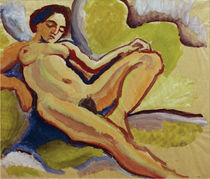 A.Macke / Reclining Nude / 1912 by klassik art