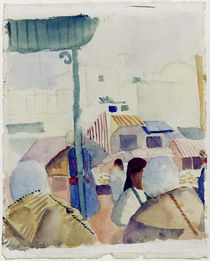 A.Macke / Market in Tunis II / 1914 by klassik art