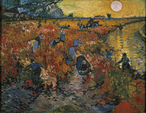 Van Gogh / Der rote Weinberg/ 1888 von klassik art