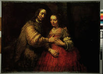 Rembrandt, The Jewish Bride /  c. 1663 by klassik art