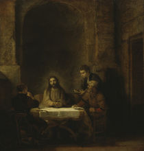 Christ in Emmaus / Rembrandt / 1648 by klassik art
