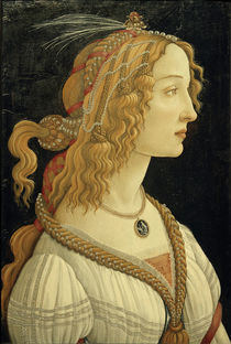 S.Botticelli, Weibliches Idealbildnis von klassik art