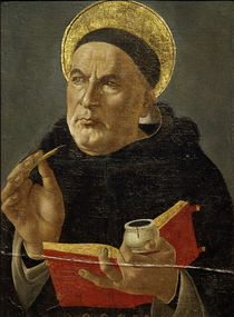 Thomas Aquinas / Painting attributed to Botticelli by klassik art