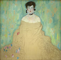 Amalie Zuckerkandl / Painting by Gustav Klimt, 1917/18 by klassik art