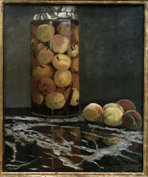 Monet / Glass with Peaches by klassik art