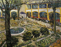van Gogh / Hospital Garden in Arles by klassik art