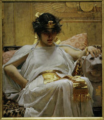Kleopatra / Gem. v. J.W.Waterhouse, 1888 von klassik art