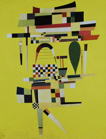 Kandinsky / Yellow Canvas / Painting by klassik art