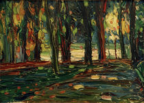 In the Park of Saint Cloud / W. Kandinsky / Painting 1906 by klassik art