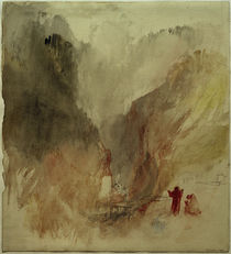 W.Turner, Blick in die Schlucht bei Pré-Saint-Didier von klassik art