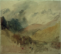 W.Turner, Montblanc und Le Chétif über Pré-Saint-Didier im Aostatal blickend by klassik art