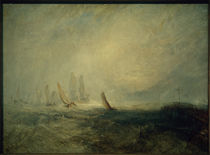 W.Turner, Fischerboote bringen ein manövrierunfähiges Schiff in den Hafen von Ruysdael by klassik art