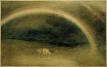 W.Turner, Ein Regenbogen mit Rindern by klassik art
