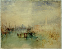 W.Turner, Venedig: Schiffsabfahrt von der Riva degli Schiavoni, nahe der Ponte dell'Arsenale von klassik art