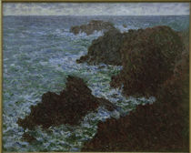Monet / Rocks of Belle-Ile / 1886 by klassik art