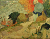 P.Gauguin, Waschfrauen in Arles / Gemälde, 1888 von klassik art