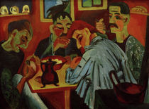 E.L.Kirchner, Farmers eating lunch by klassik art