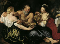 P.P. Rubens, Lot and his Daughters by klassik art