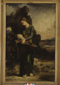 Moreau / Girl carrying Orpheus’ Head by klassik art