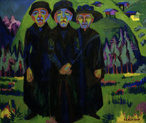 E.L.Kirchner, The three old women by klassik art