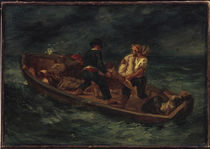 E.Delacroix, Boot mit Schiffbrüchigen von klassik art