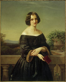 Marie Wiegmann / Gemälde von Carl Ferdinand Sohn by klassik art