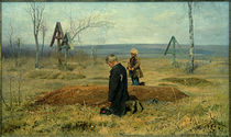 N.A.Kassatkin, Verwaist / Gemälde, 1891 von klassik art