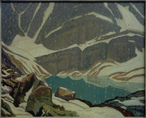 J.E.H.MacDonald, Mountain Solitude (Lake Oesa) by klassik art