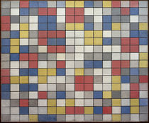 Mondrian / Komposition mit Gitter 9; 1919 von klassik art