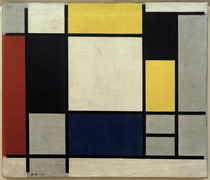 Mondrian / Komp. Gelb Rot Schwarz.../1920 von klassik art