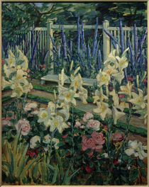 Julie Wolfthorn, Lilien im Garten Muthesius von klassik art