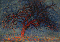 Piet Mondrian, Abend (Roter Baum) von klassik art