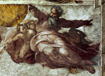 Michelangelo, Erschaffung von Sonne, Mond und ... von klassik art