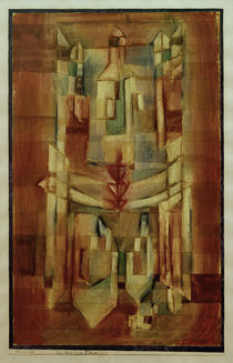P.Klee, Das Haus zum Fliegerpfeil / Gemälde, 1922 von klassik art