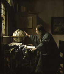 J. Vermeer, The Astronomer by klassik art