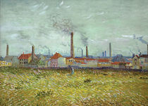 Van Gogh / Factories in Asnières by klassik art